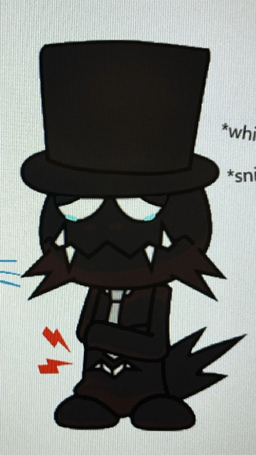 ai character: Black  background