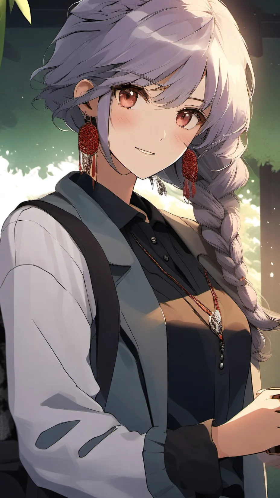 ai character: Rose background