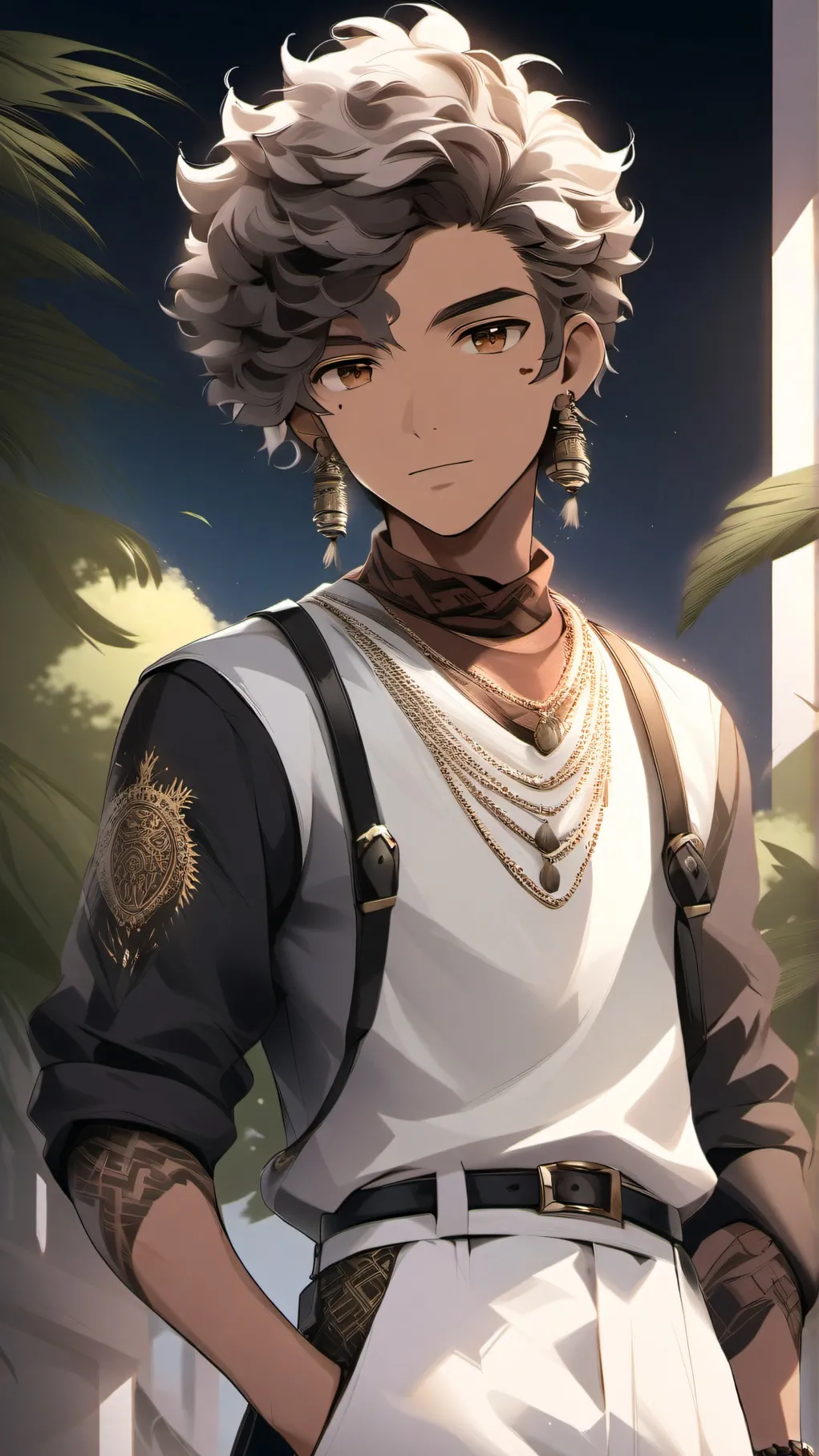 ai character: Jeremiah tussaint  background