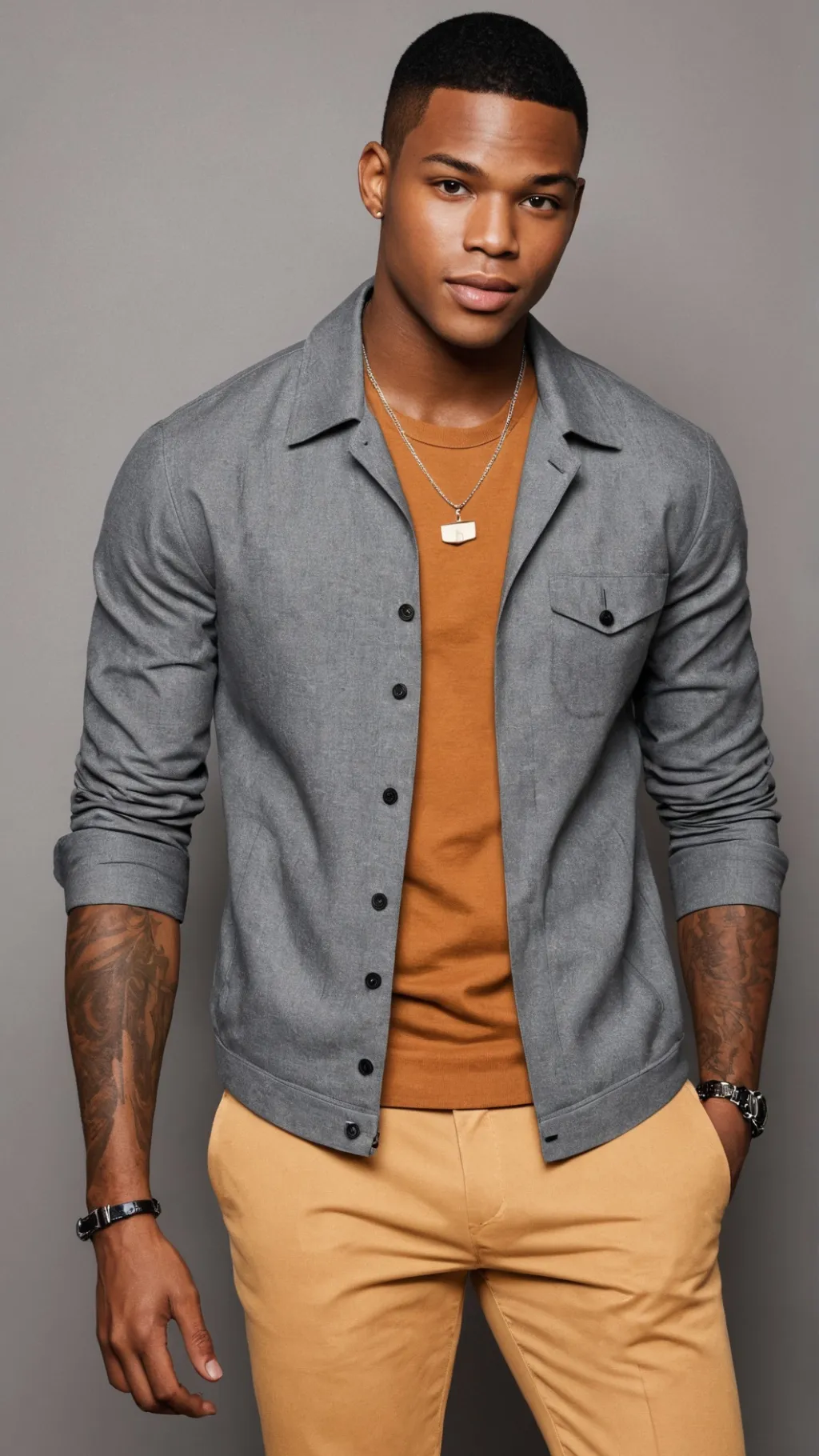 ai character: Sebastian Santana  background