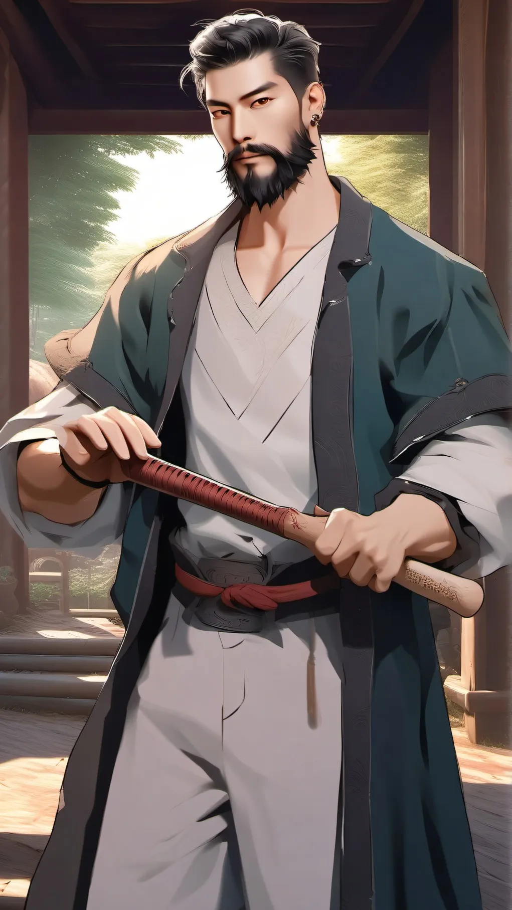 ai character: tung tung Sauhr  background