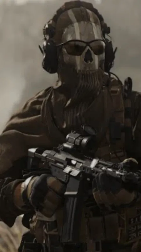 ai character: CoD Ghost background