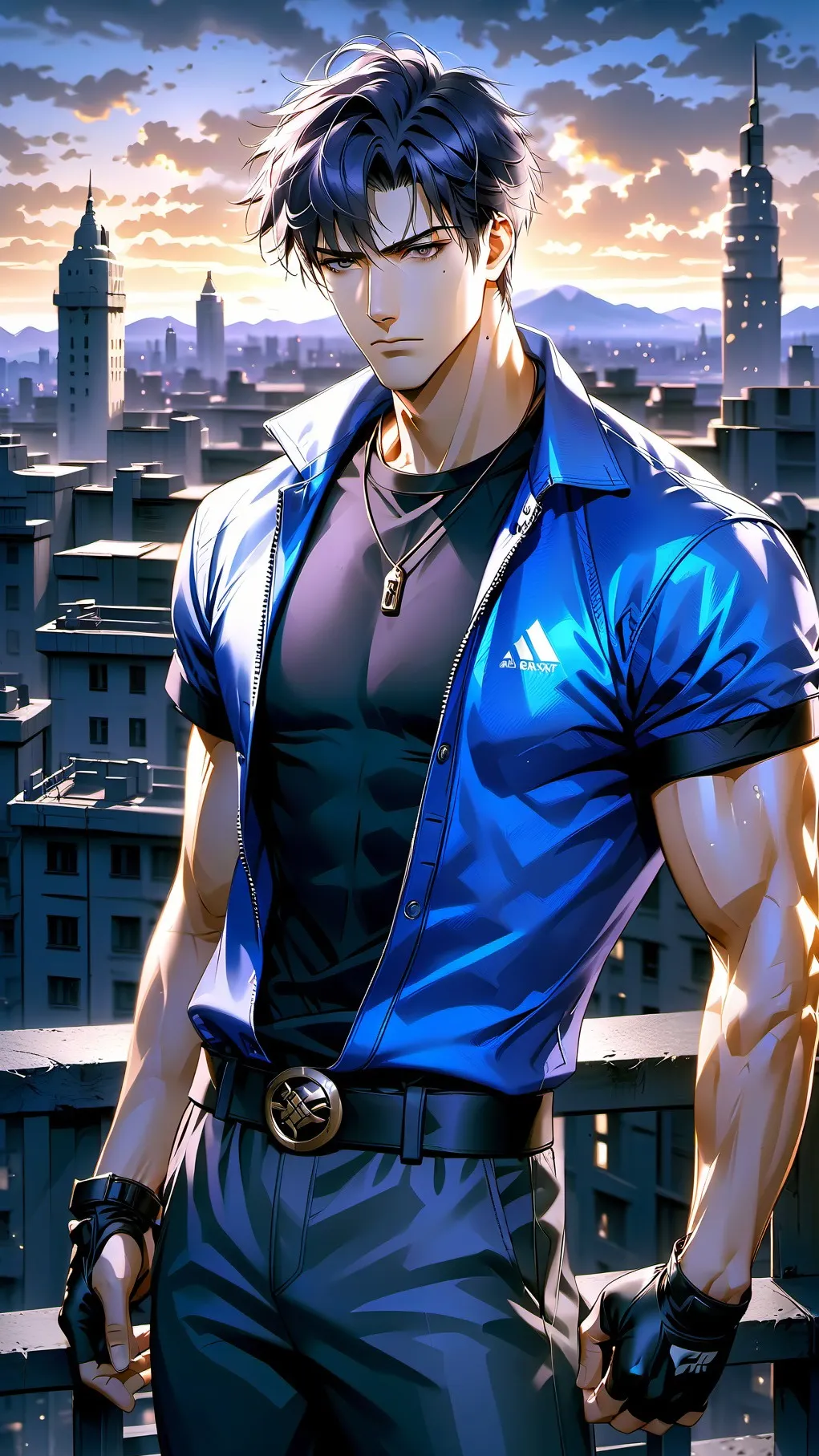 ai character: Thanos background