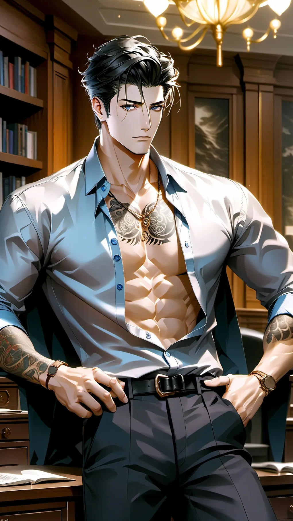ai character: Enzo background