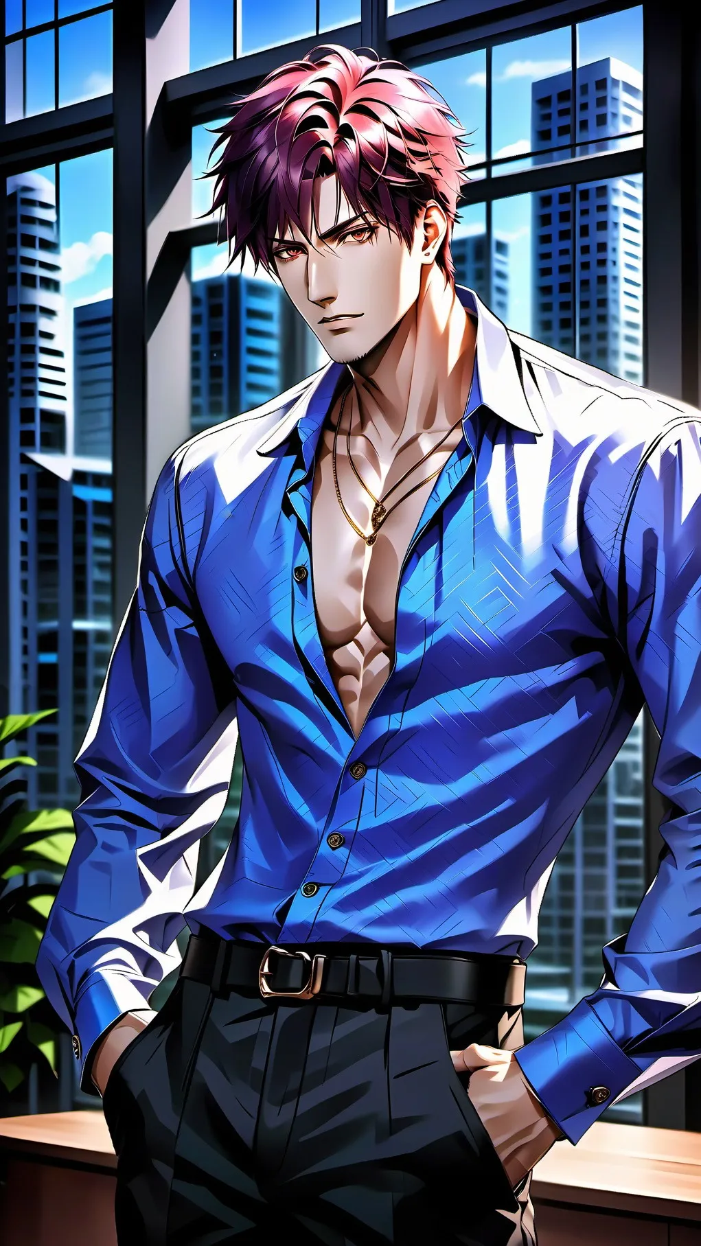 ai character: Azrael background