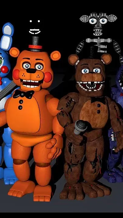 ai character: FNAF 2 background