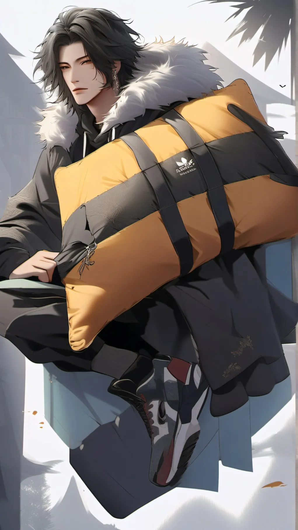 ai character: MHA Sleepover background
