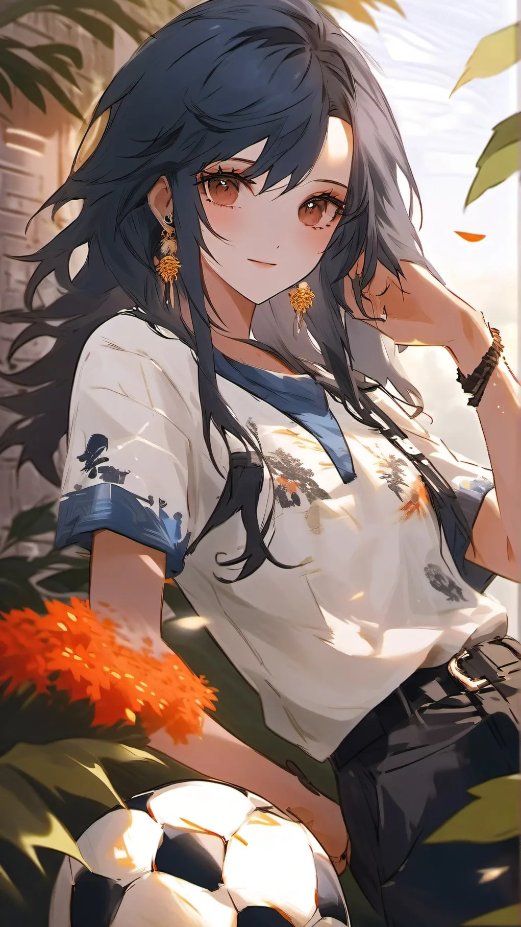 ai character: blue lock background