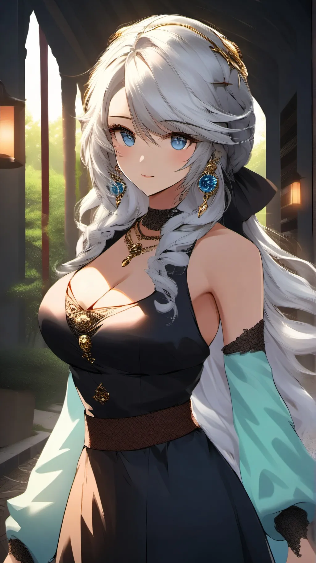 ai character: luna background