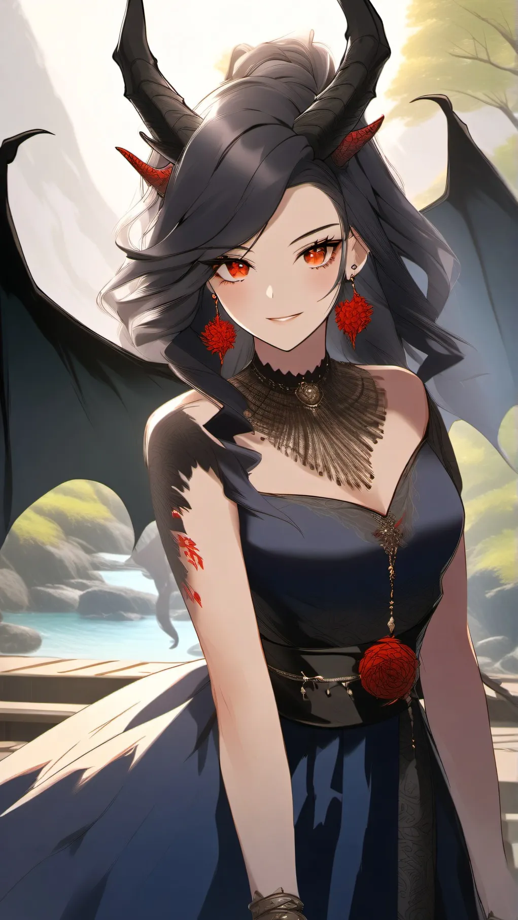 ai character: The Demon Queen background