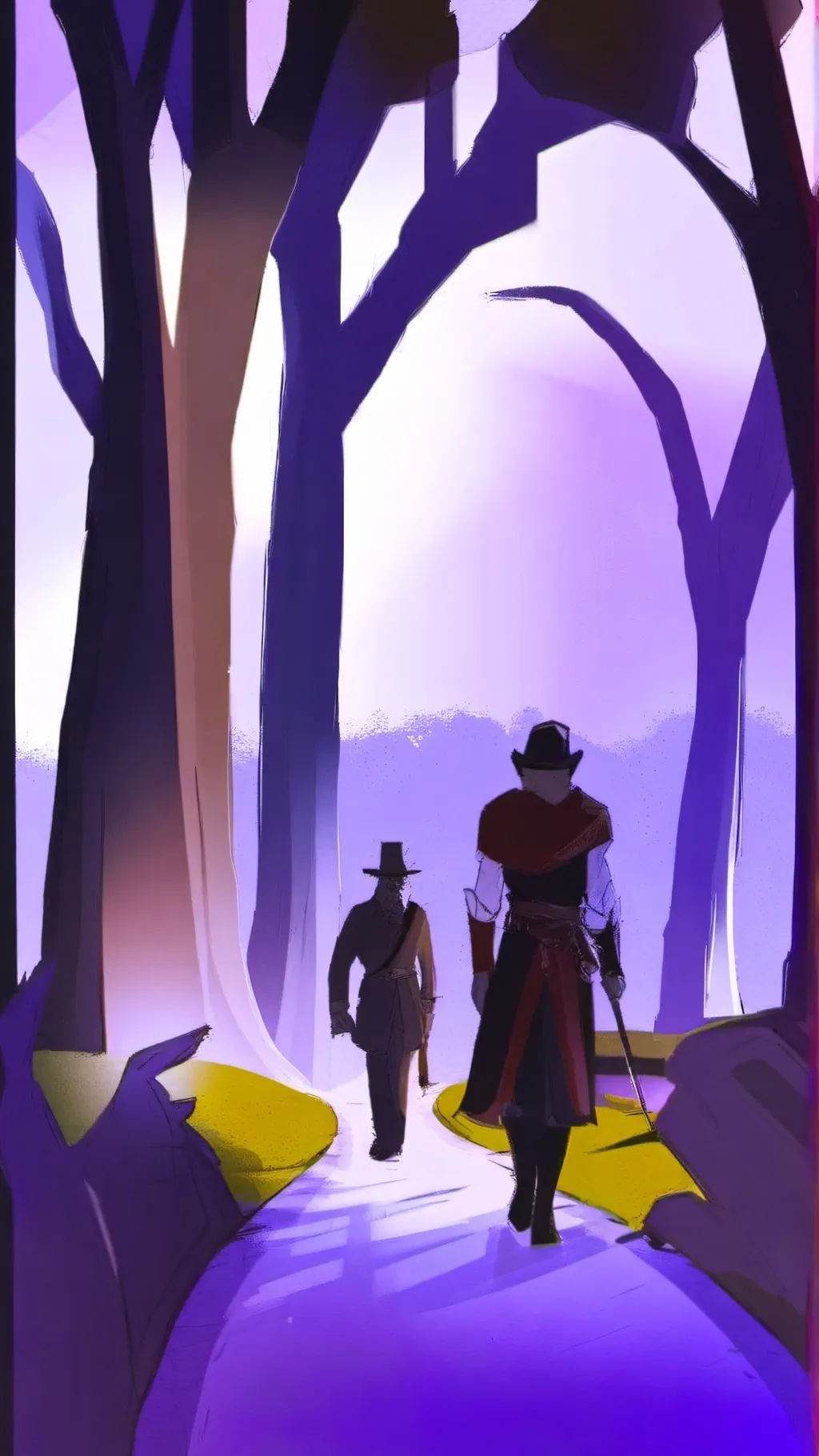 ai character: CH Haunted Forest background