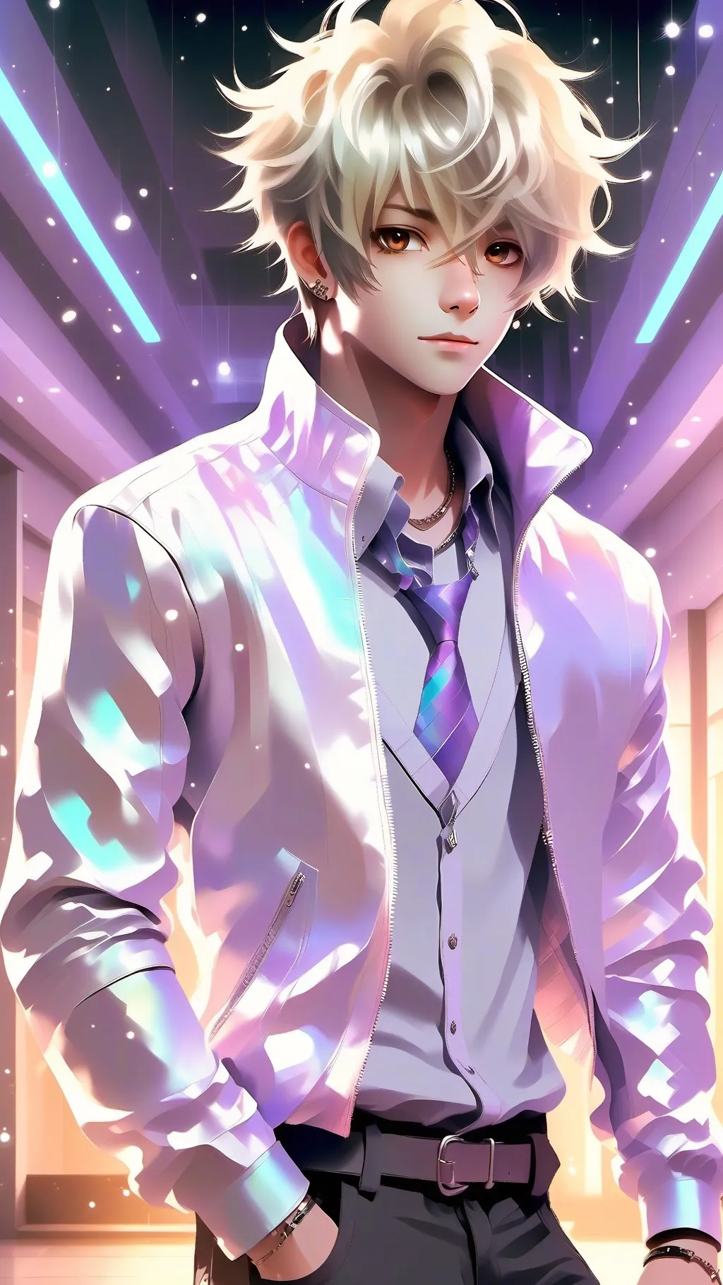 ai character: Justin background