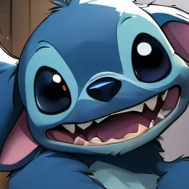 chat with ai character: baby stitches X DW