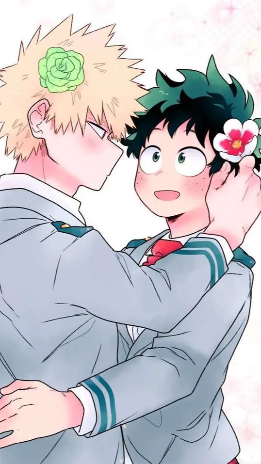 ai character: Deku + Bakugo +Tú? background