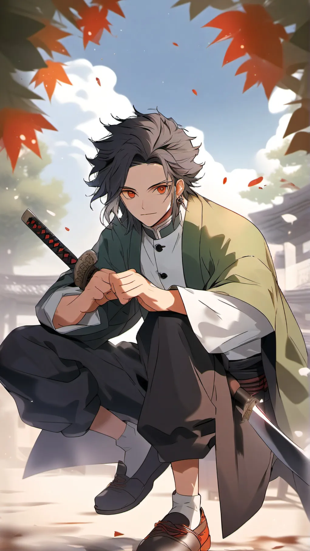 ai character: Tomioka Giyu background