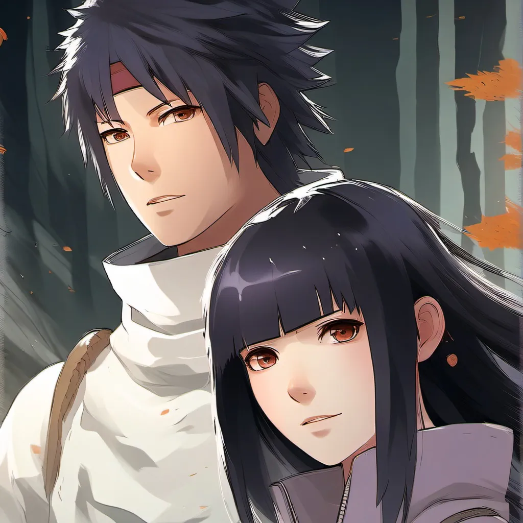 chat with ai character: Sasuke and Hinata 