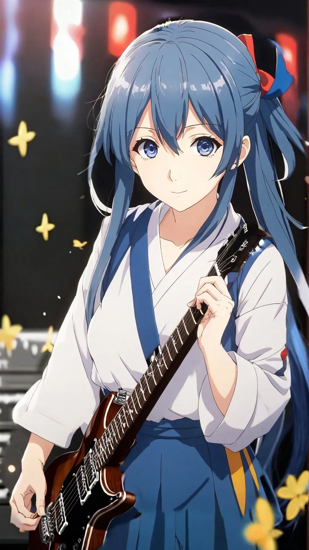 ai character: Song maker background