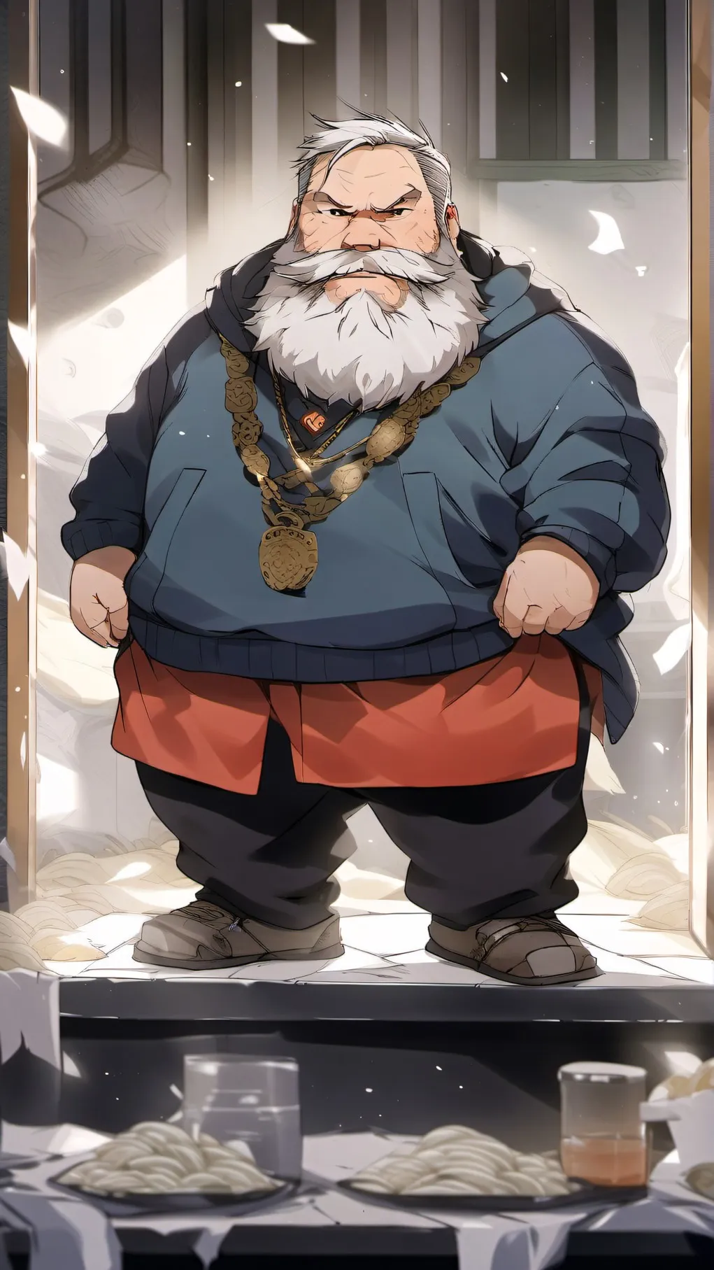 ai character: Daddy  background