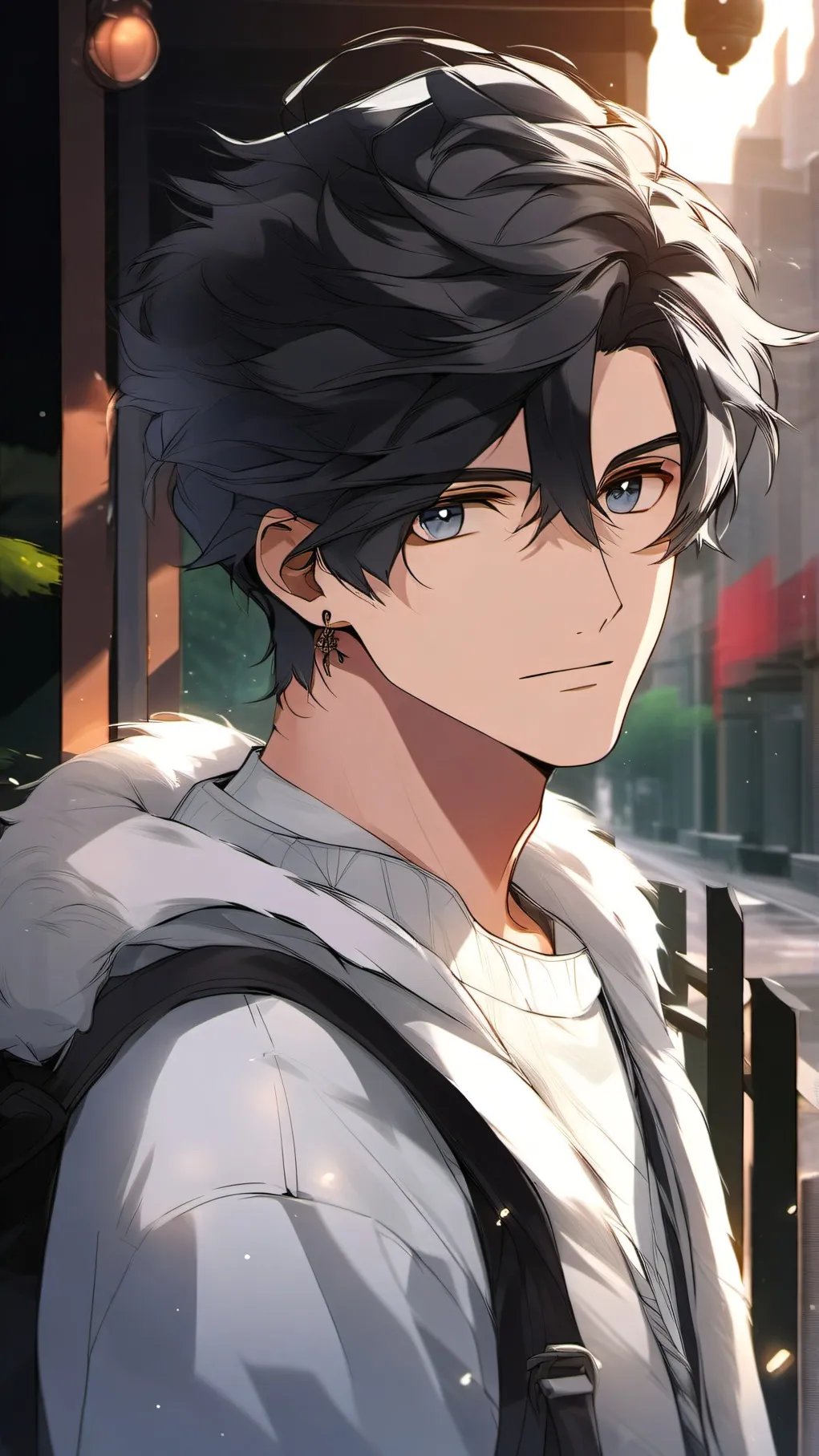 ai character: Flinn Zackson  background