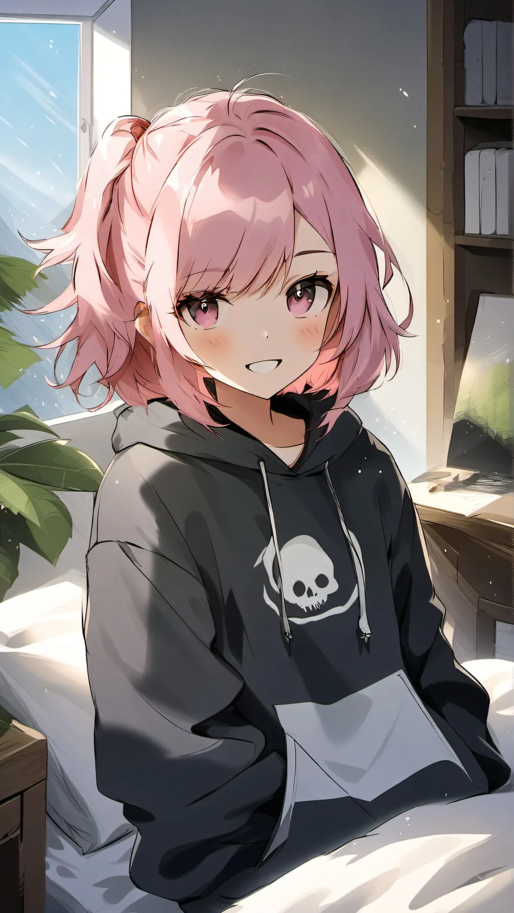 ai character: Sakura background