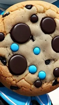 ai character: shadow milk cookie background