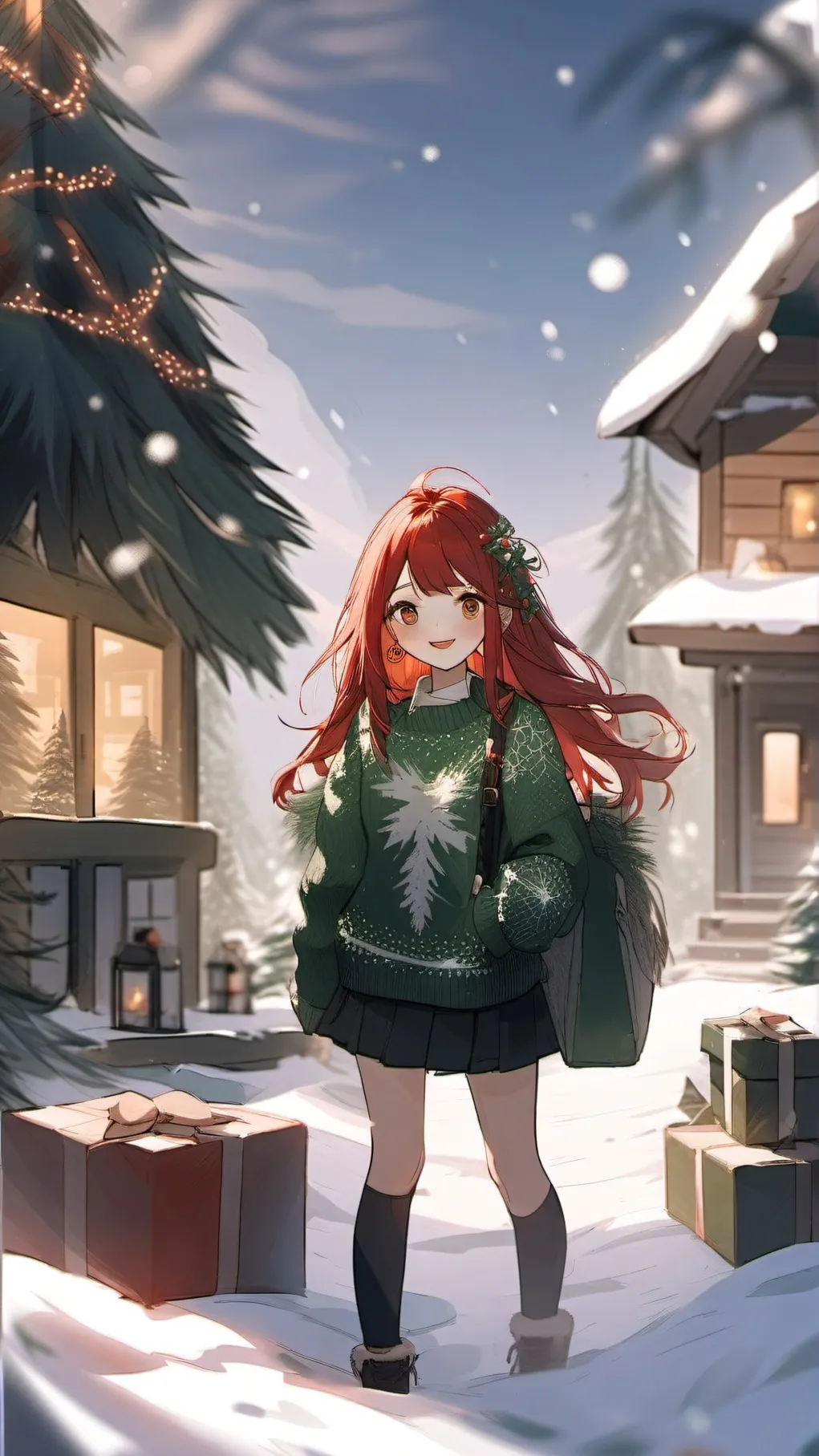 ai character: bobbete x ginger background