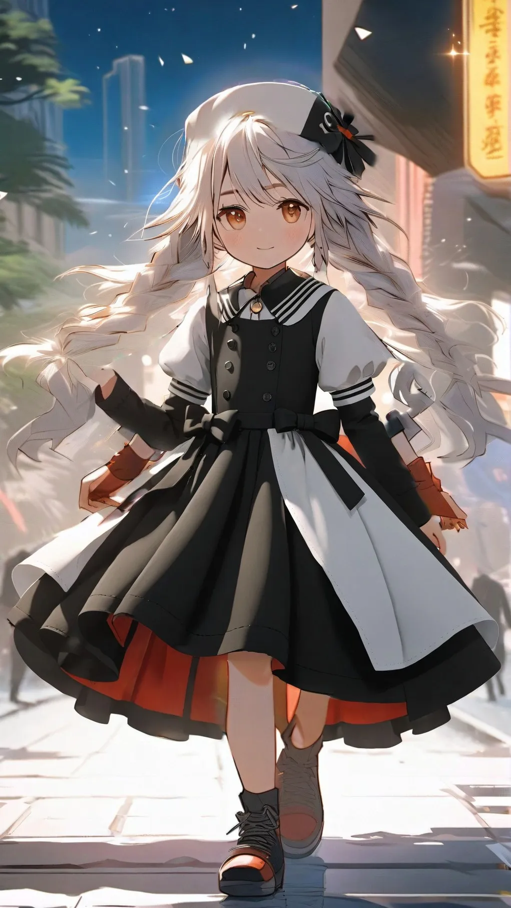 ai character: milky way cookie background