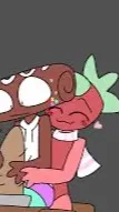ai character: Fruitcake~{🍰x🍓}~ background