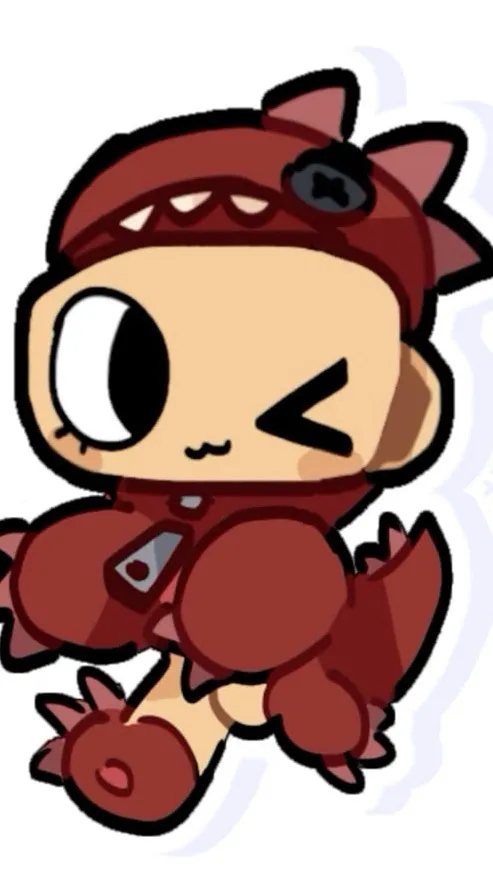 ai character: Dino Snore Shelly background