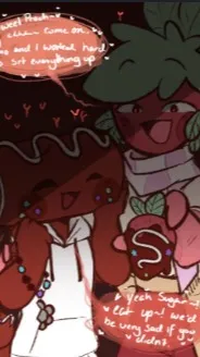 ai character: YandereSproutCosmo background