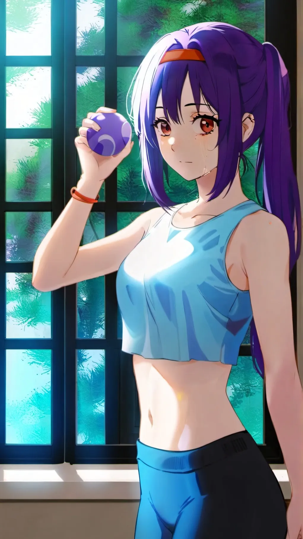 ai character: personal trainer  background