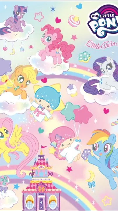 ai character: MLP m Sanrio! background
