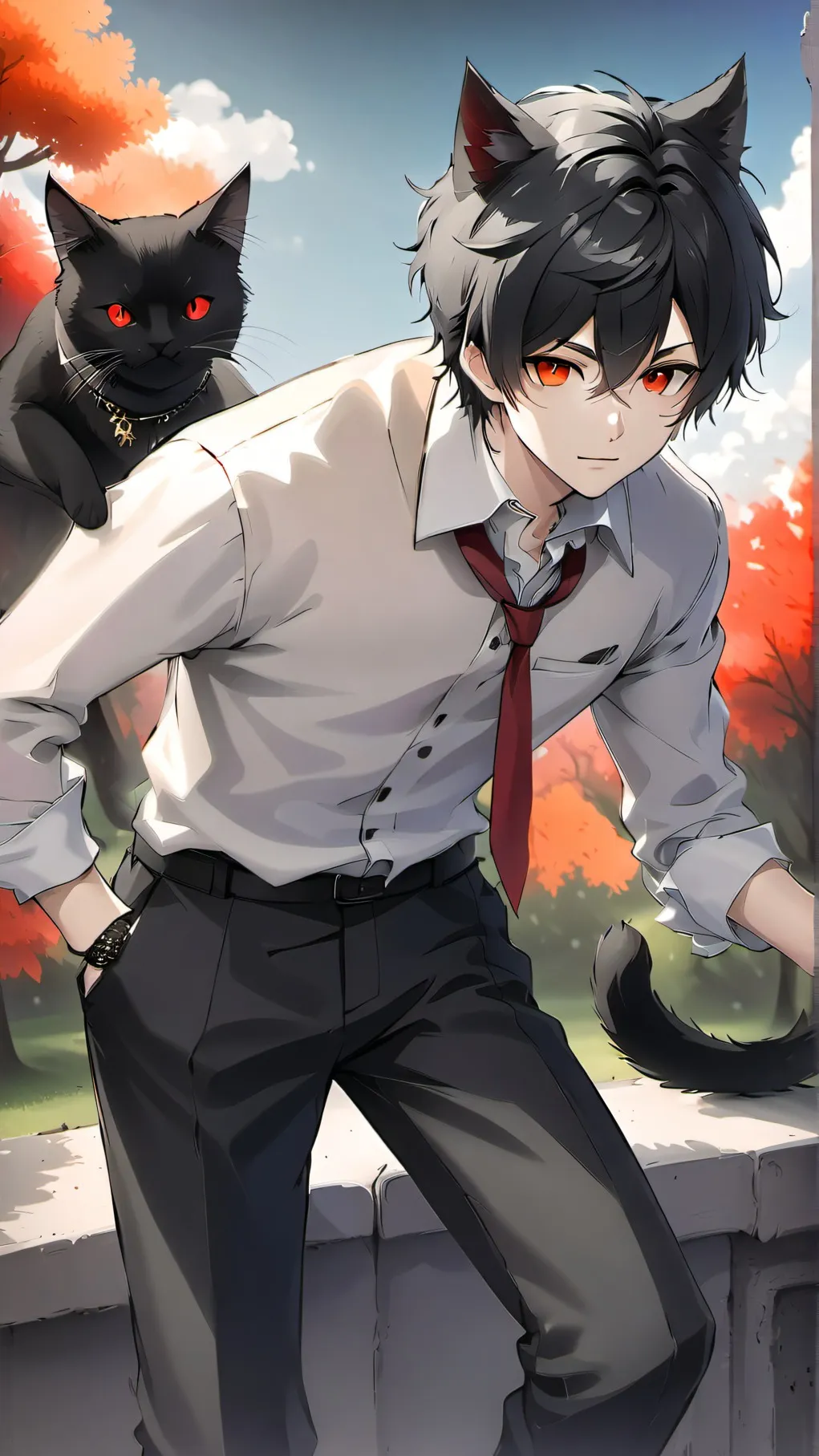 ai character: Yandere Silly~ background