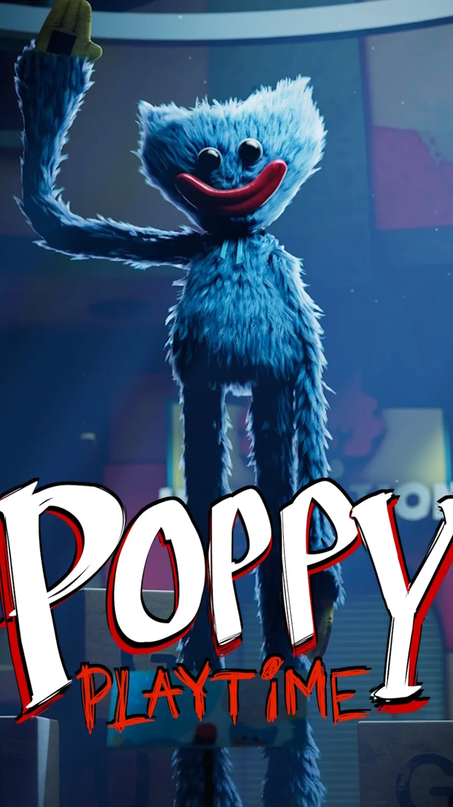 ai character: Poppy Playtime background