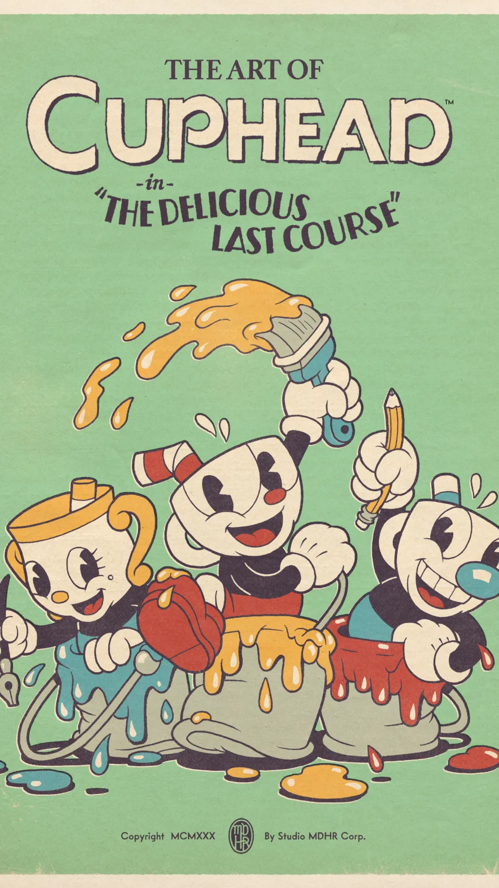 ai character: Cuphead background