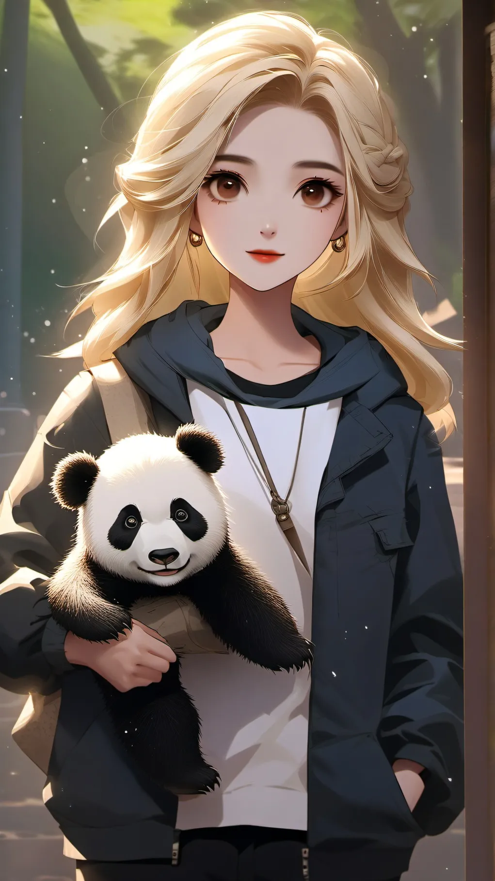 ai character: We BABY BEARS background
