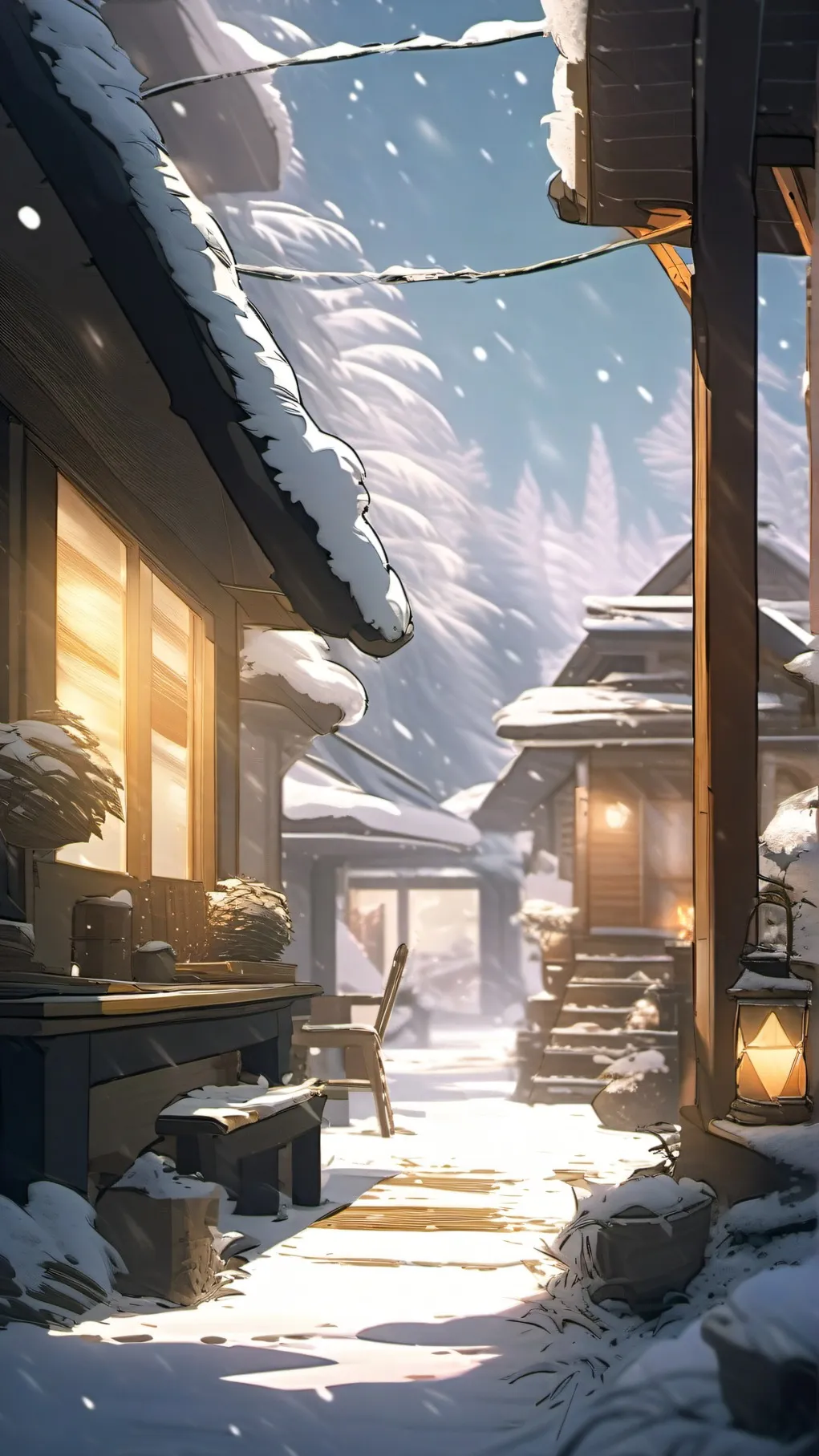 ai character: (SNOWDAY!!!!) background