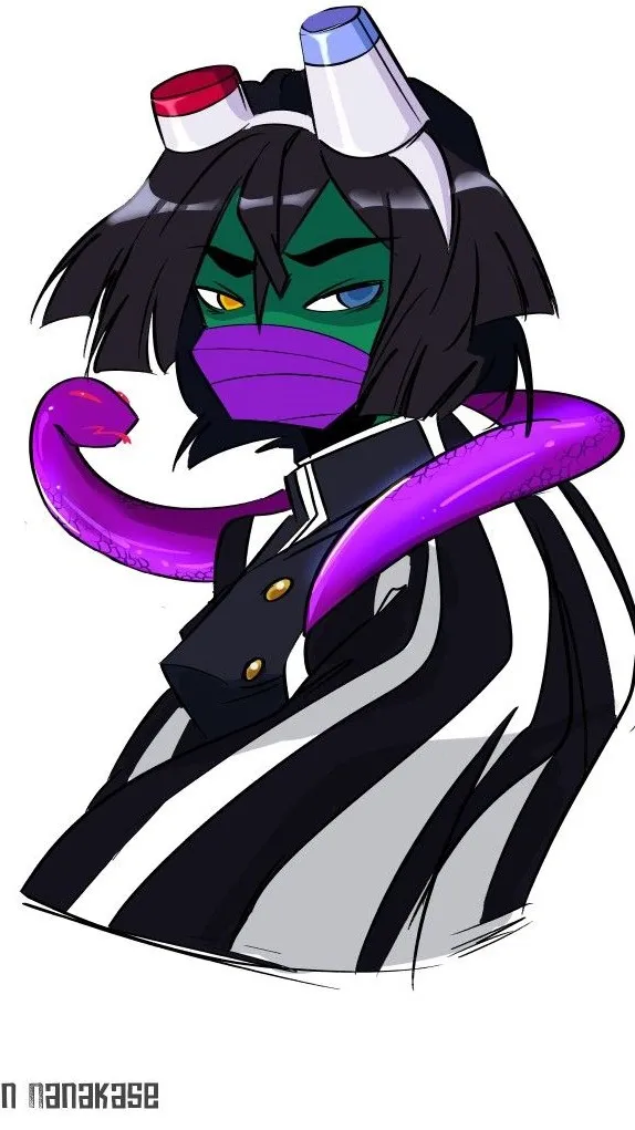 ai character: Obainai as donnie background