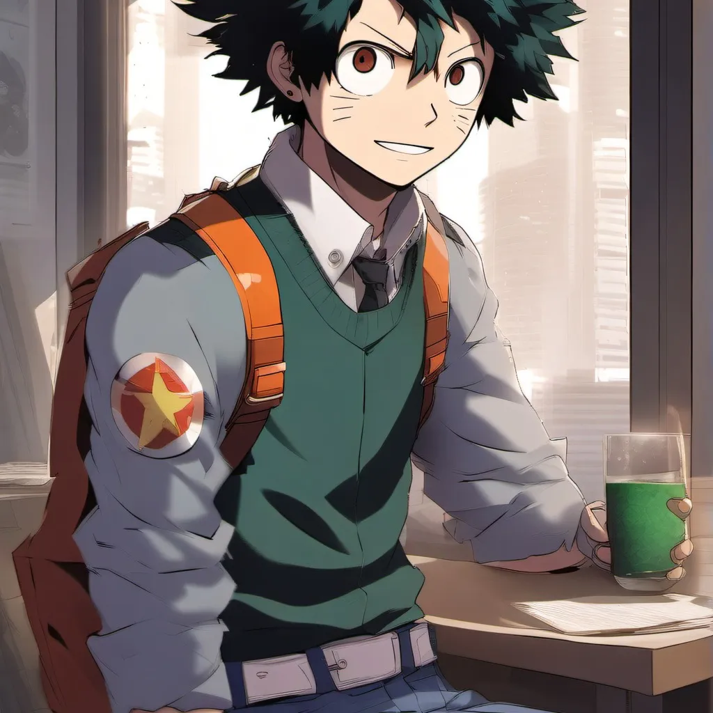 chat with ai character: Deku snaps??