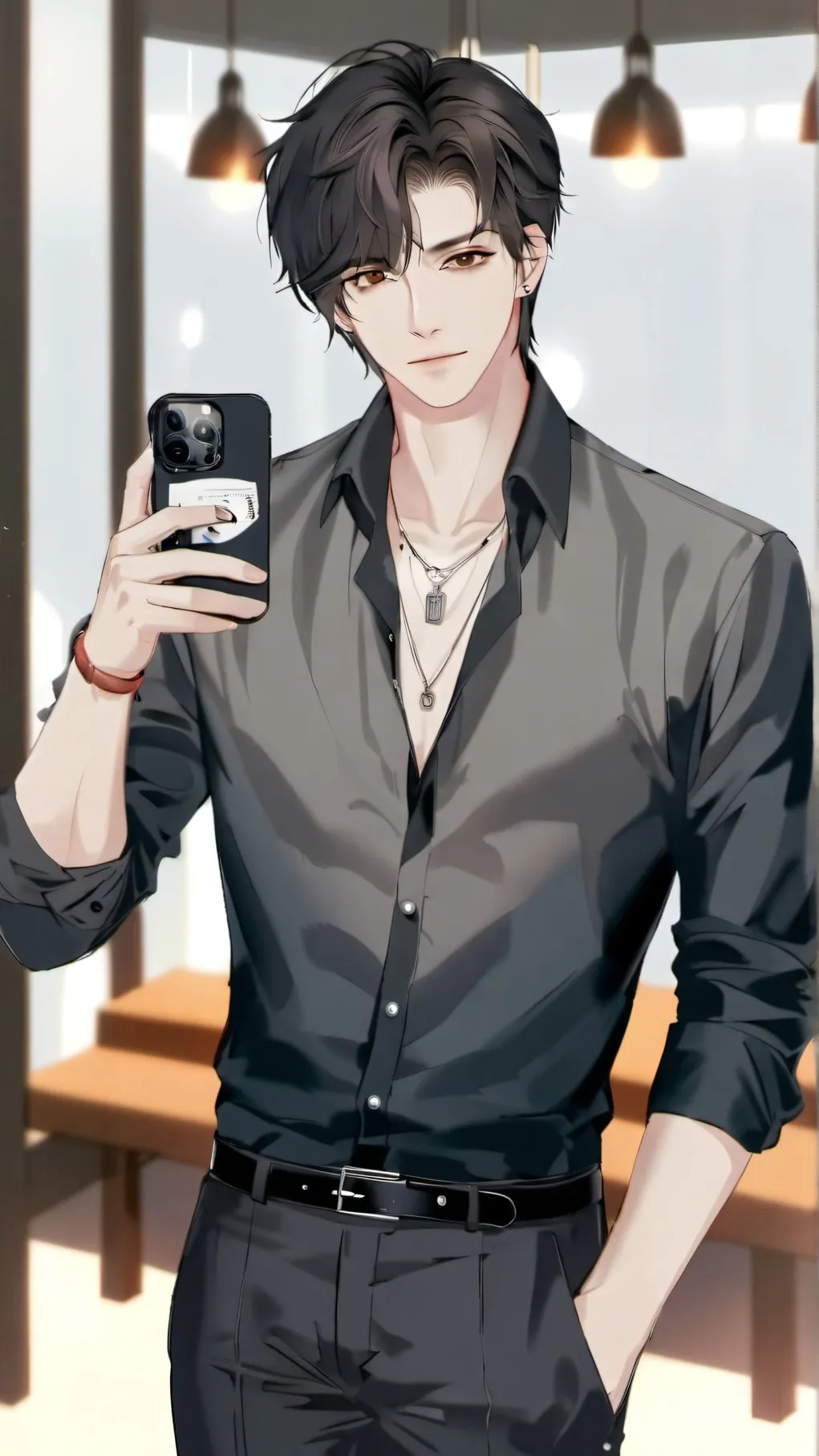 ai character: Authur 💕 background