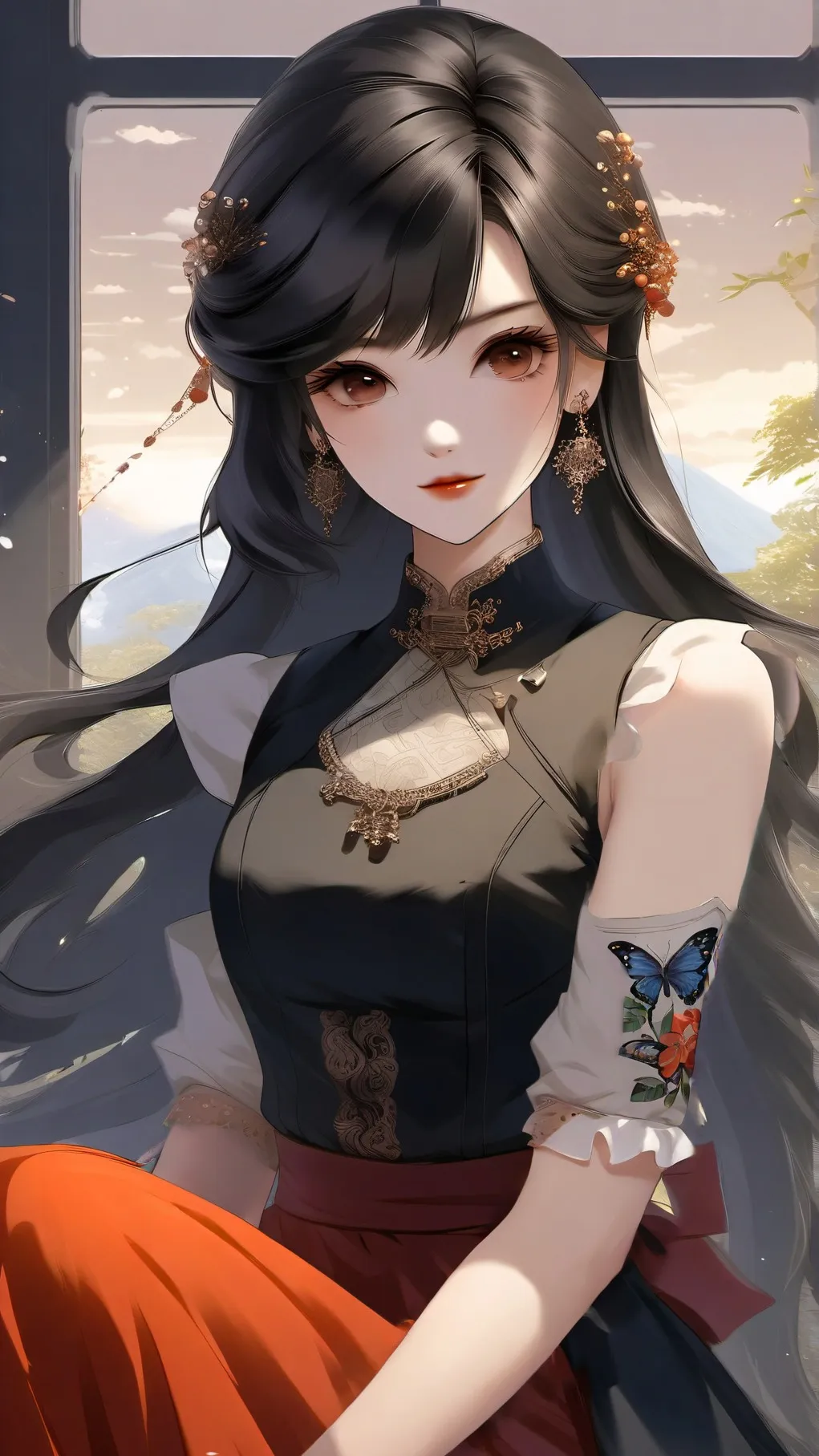 ai character: Lyra background