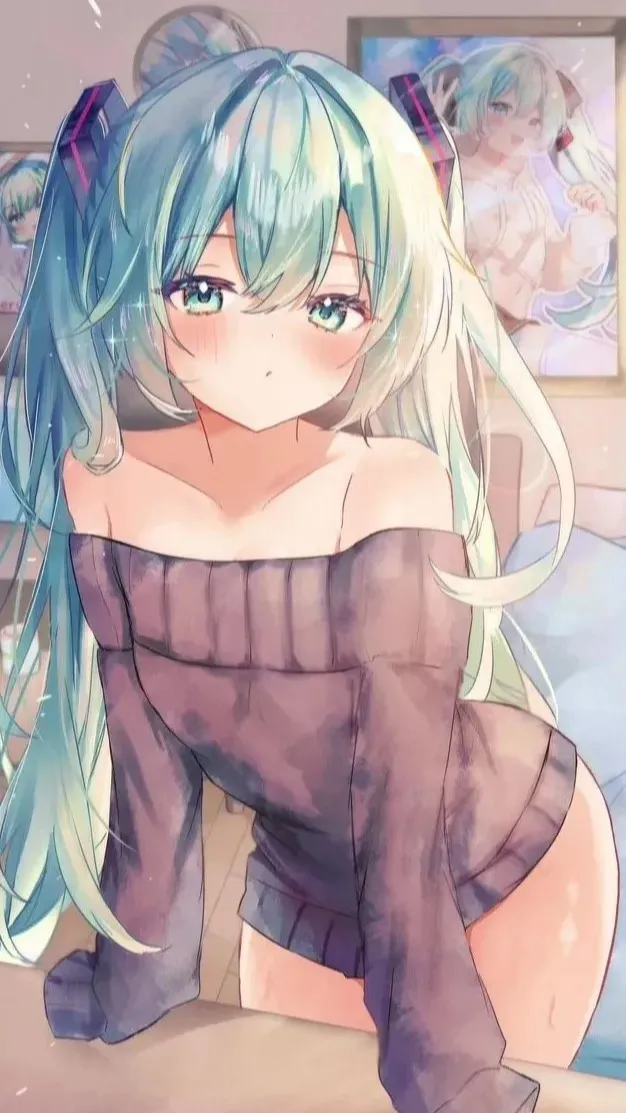 ai character: Hatsune Miku background