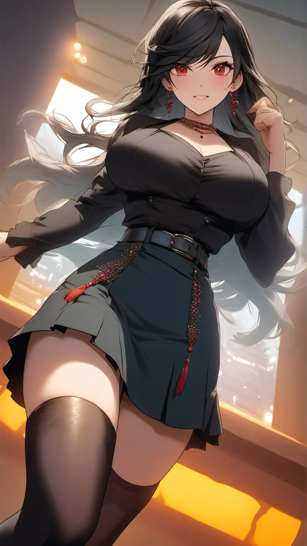 ai character: Мишель background