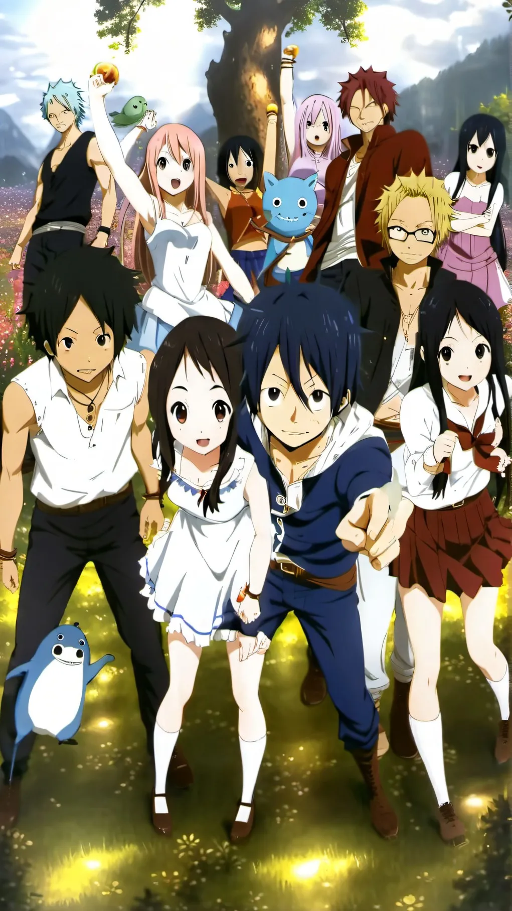 ai character: Fairy Tail background