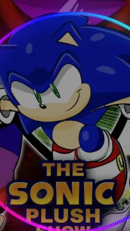ai character: Sonic Plush Show background