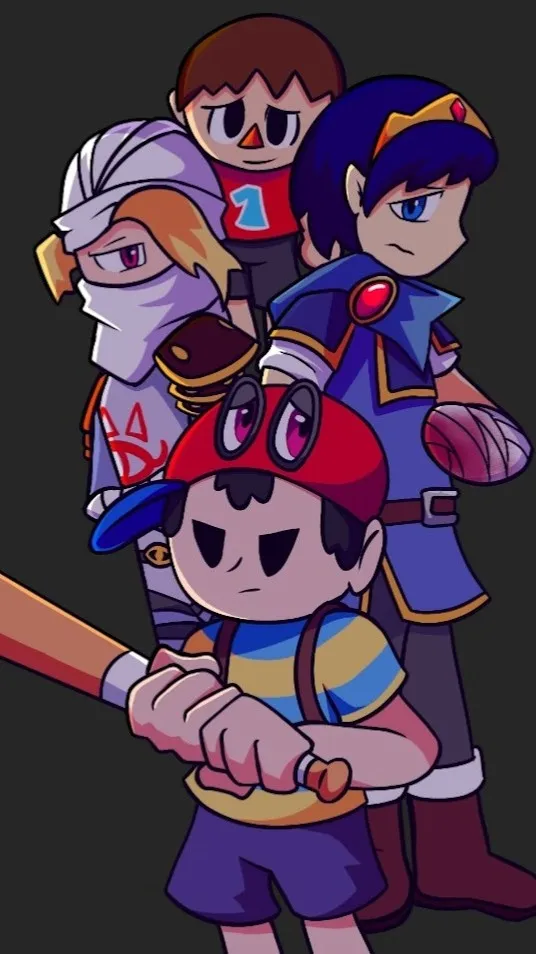 ai character: SSBU World In Dark background