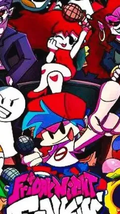 ai character: FridayNightFunkin´ background