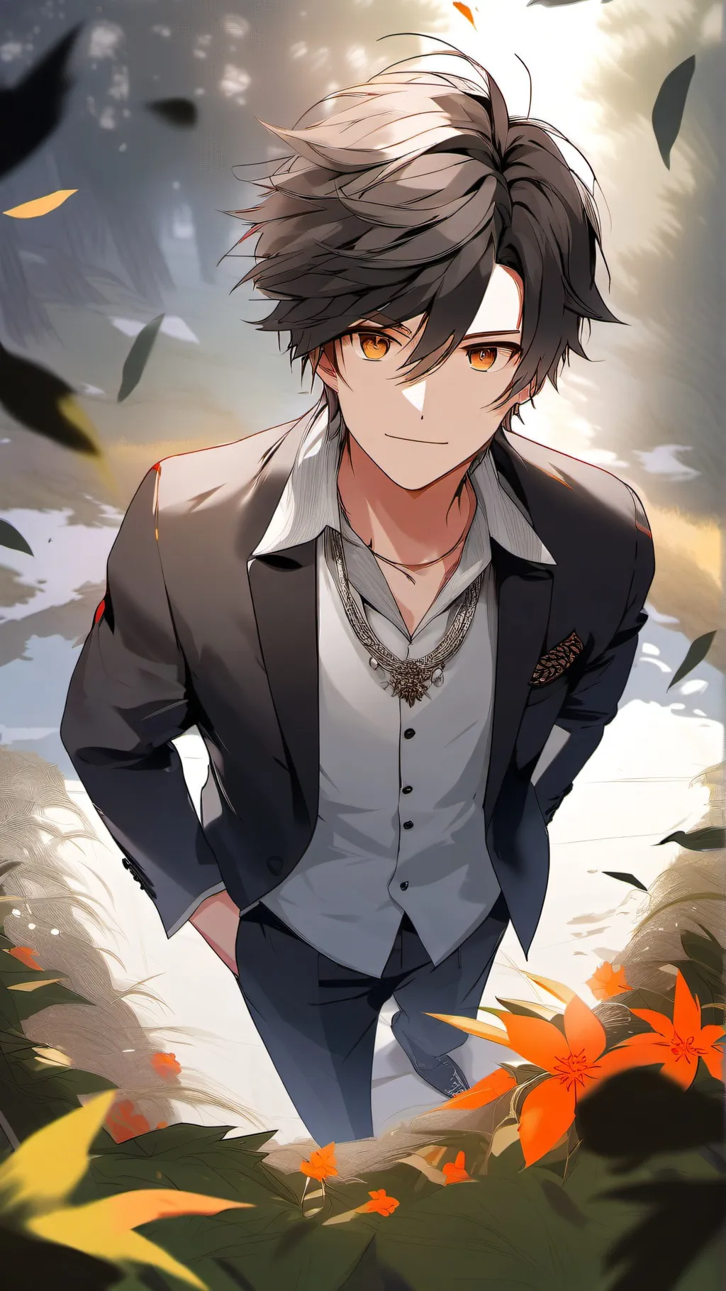 ai character: ASH*Your bully* background