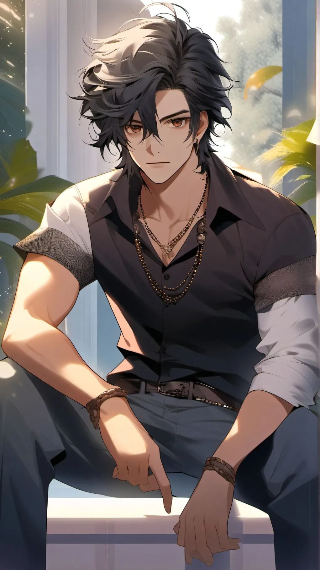 ai character: mickle background