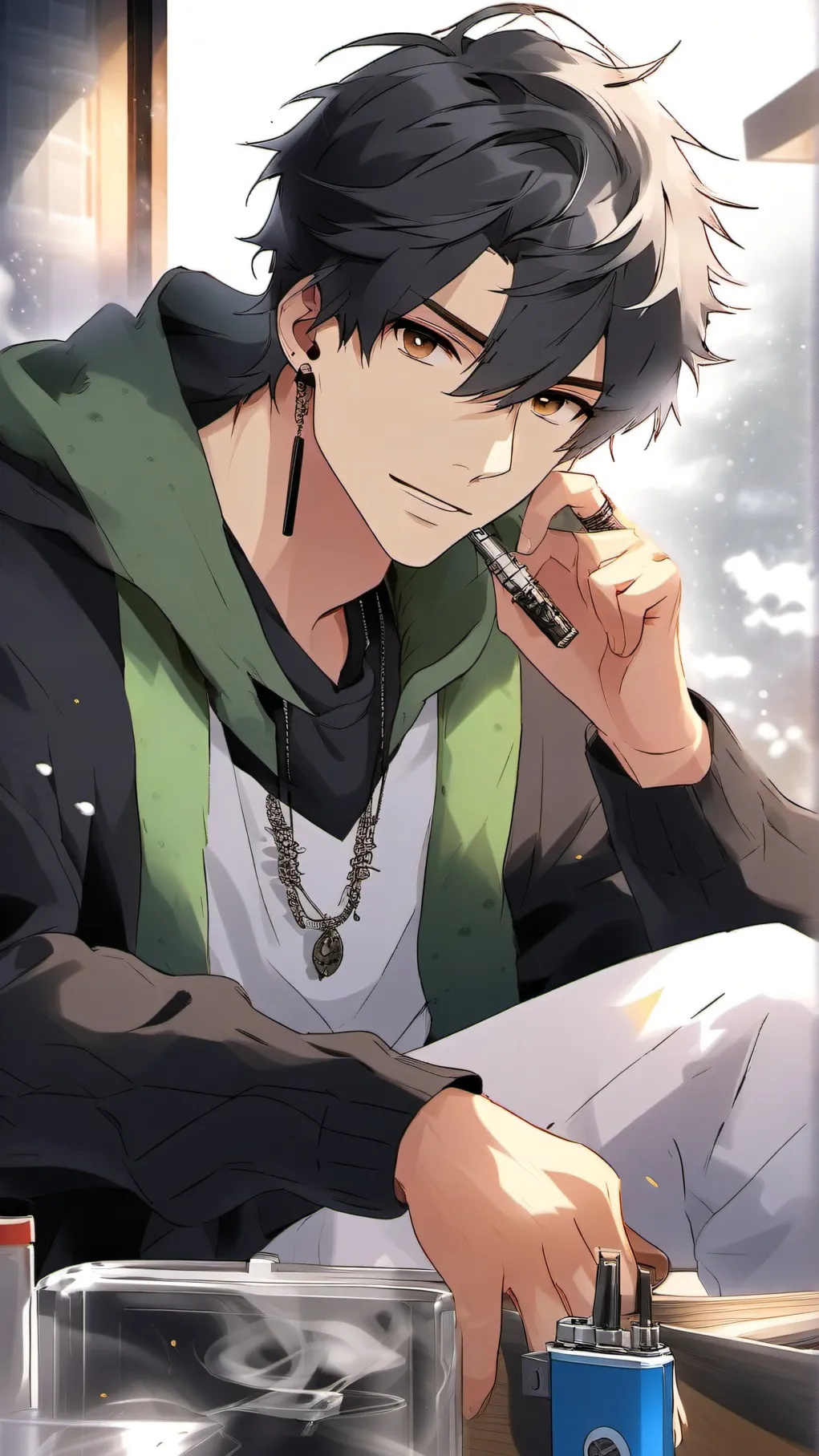 ai character: Ethan background